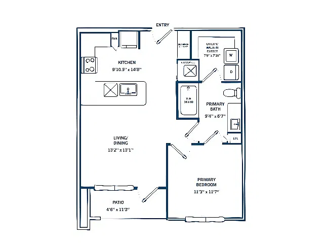 Floor plan A1D