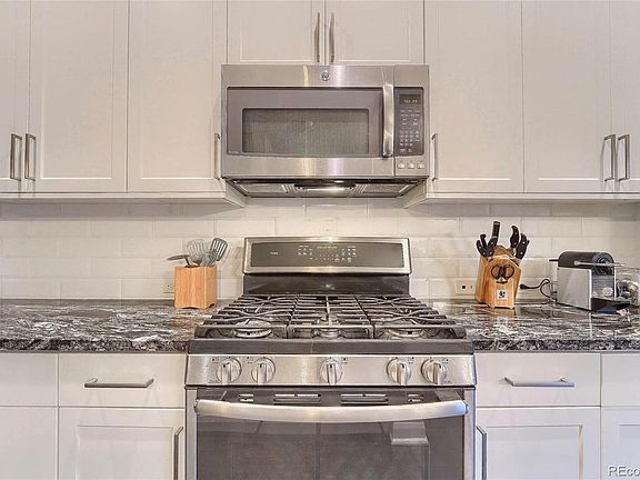 5 top-stove range & Microwave.