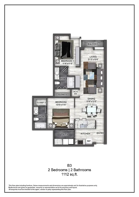 Floor plan B3