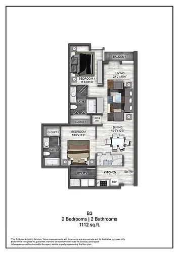 Floor plan B3