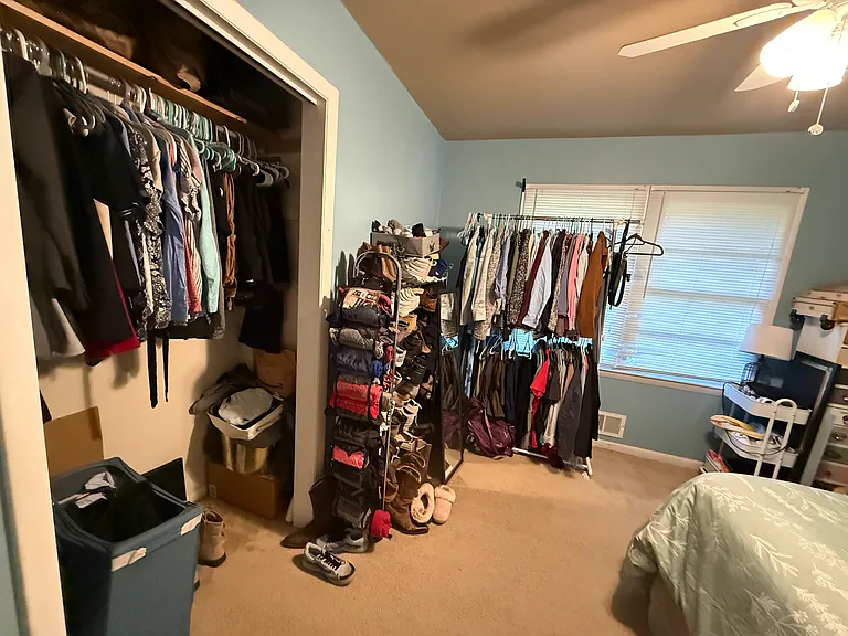 Bedroom 1 and closet