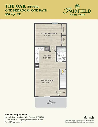 Floor plan The Oak