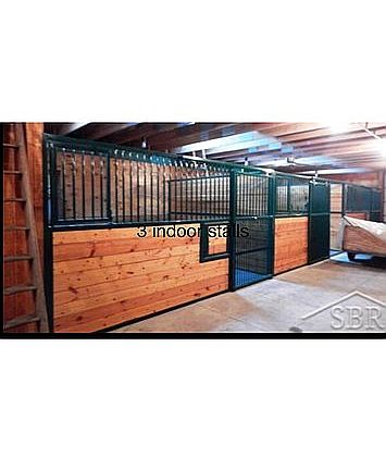 3 indoor stalls