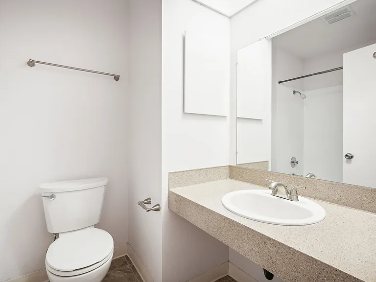 Plan D, 768 sq ft, 2 bed/1 bath