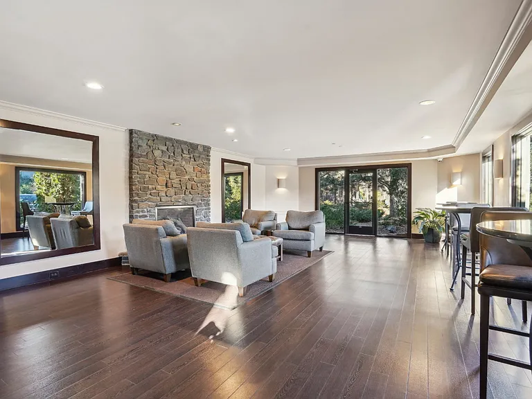 Enjoy the cozy fireplace in the lobby