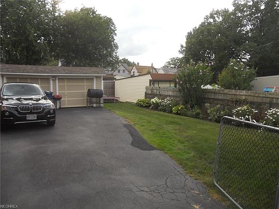 Fenced back yard