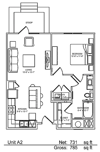 Floor plan A2