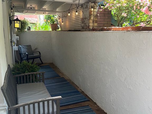 Outdoor seating area