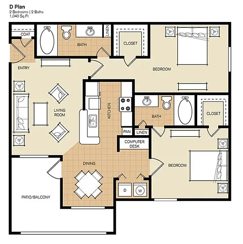 Floor plan D