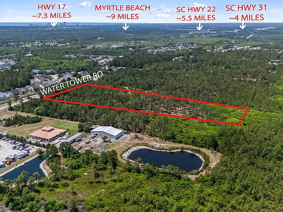 2nd image of 3600 Water Tower Rd. #4.68 Acres Water Tower Rd, Longs, SC 29568