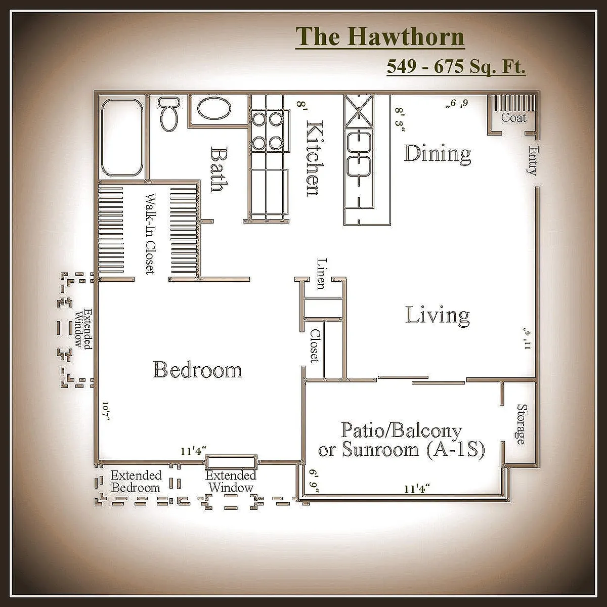 Floor plan The Hawthorn