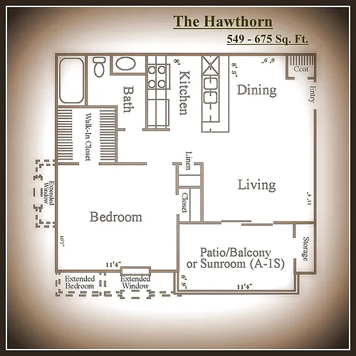 Floor plan The Hawthorn