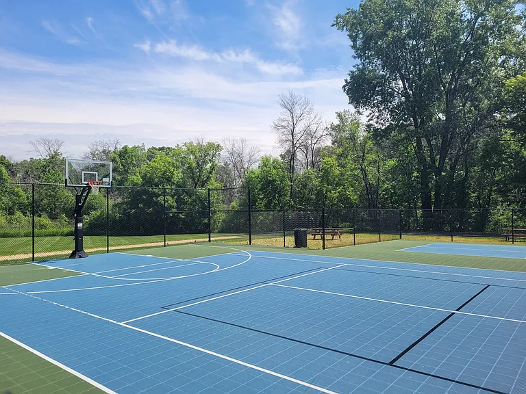 Pickleball and basketball courts!