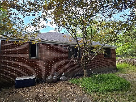 Rear of house on lower tier