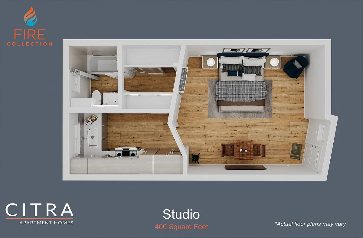 Floor plan Studio