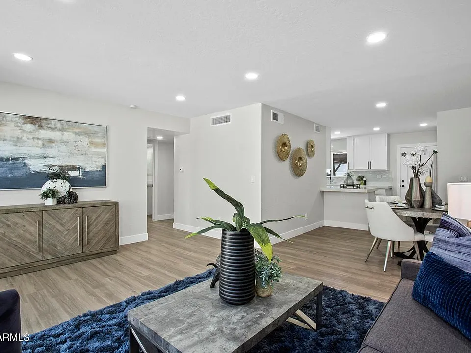 Spacious open living and dining area. Very functional