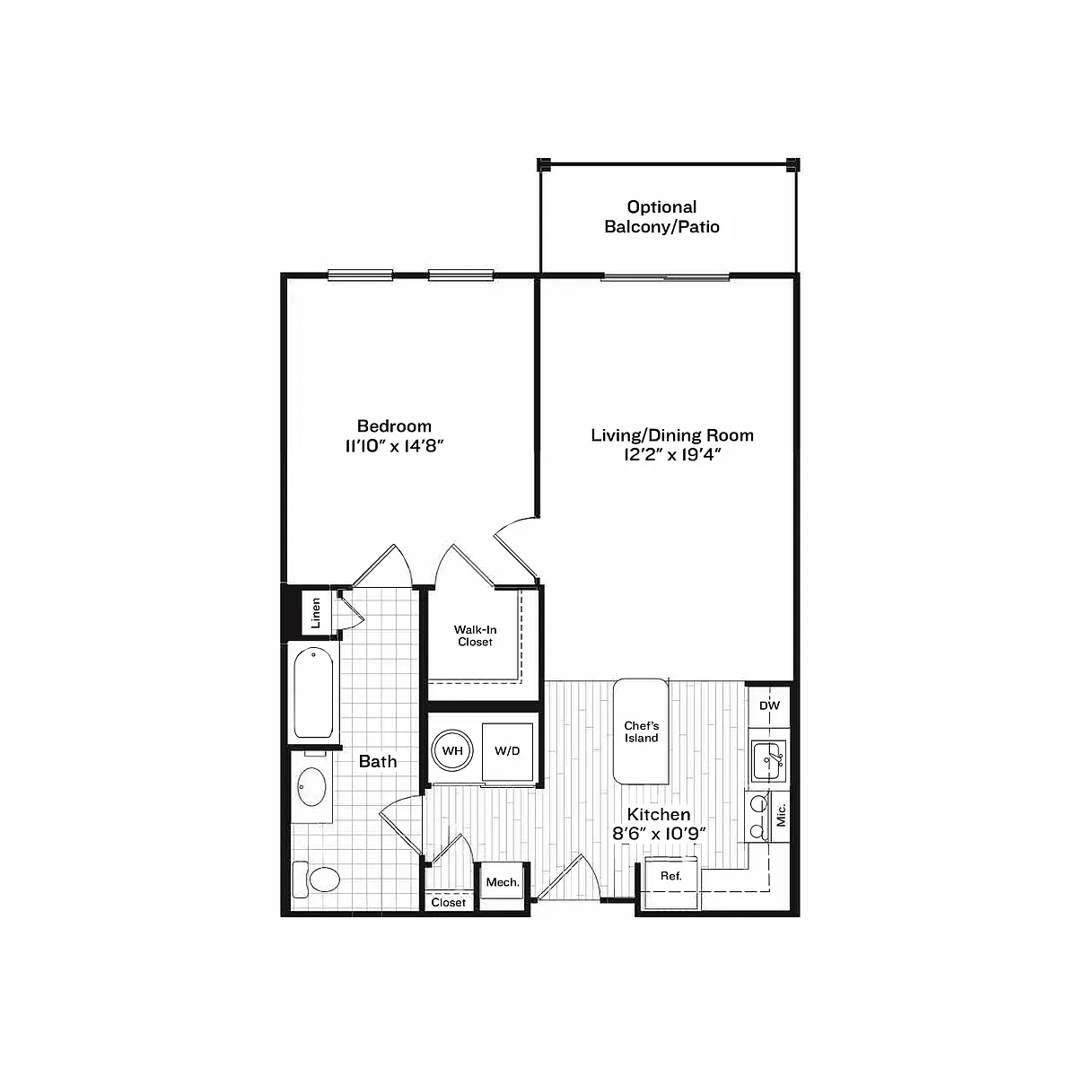Floor plan Beacon 5