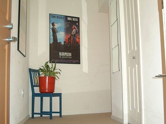 Entry Way with Marble Tile