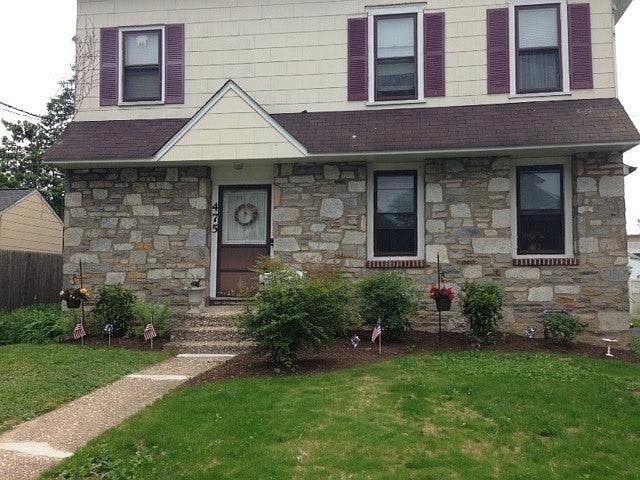 Front of apartment building (home)