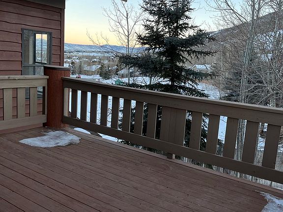Large deck with views for outdoor furniture