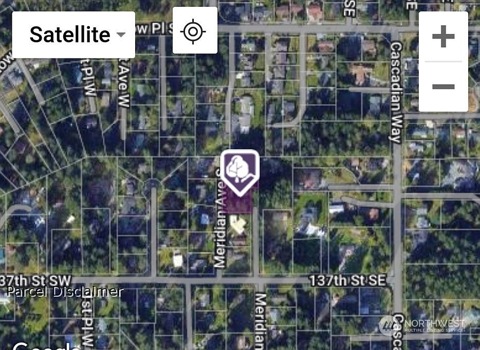 One tax parcel with two lots in the Mukilteo School District. Paved easement for access.>