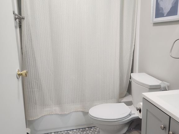 Recently updated bathroom