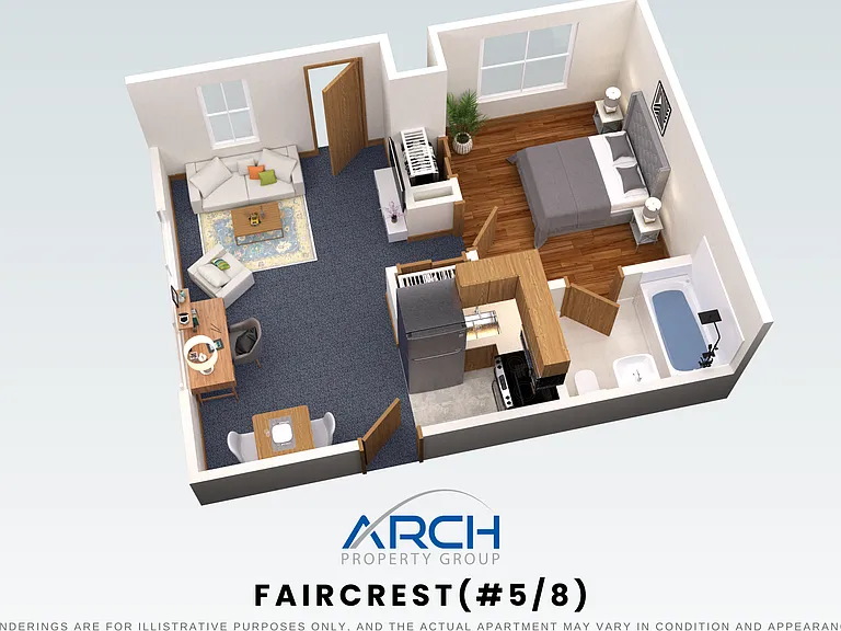 Faircrest 5/8 - 3D Floor Plan Faircrest 5/8 - 3D Floor Plan