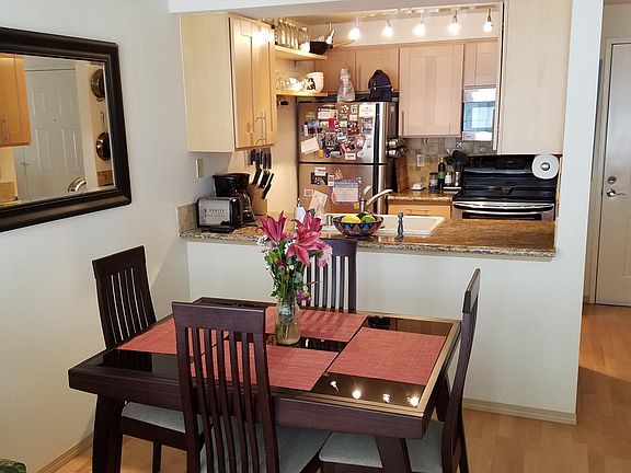 Dining room and kitchen