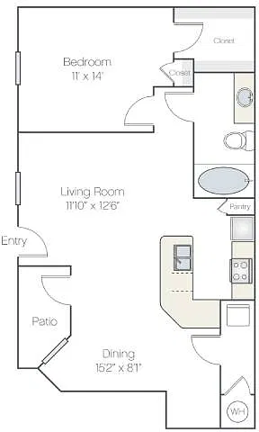 Floor plan Rainey I