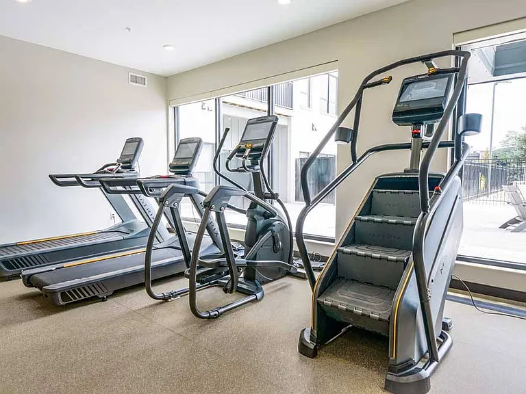 Hit your goals on your schedule with 24/7 access to premium cardio equipment in the fitness center.