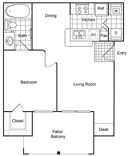 Floor plan A1