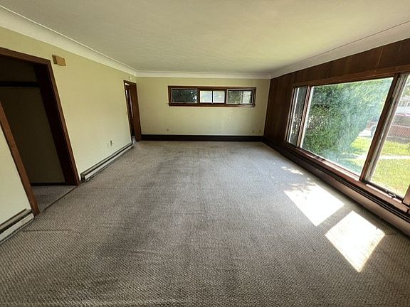 Wide view of 200 X 50 foot Living room from Fireplace.