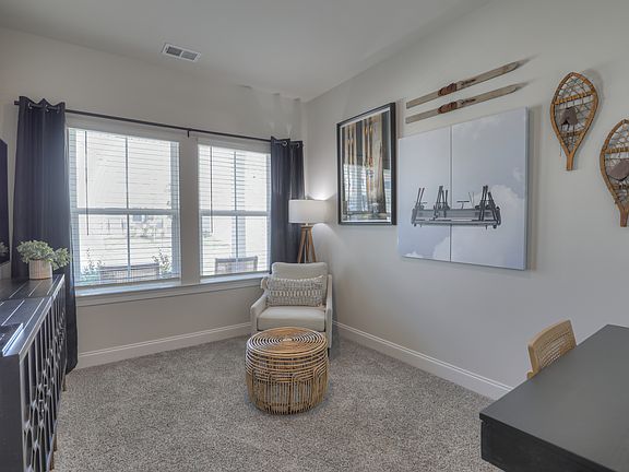Turn the downstairs bedroom into a flex space.