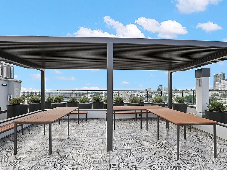Dining & Entertainment Area of Rooftop Deck