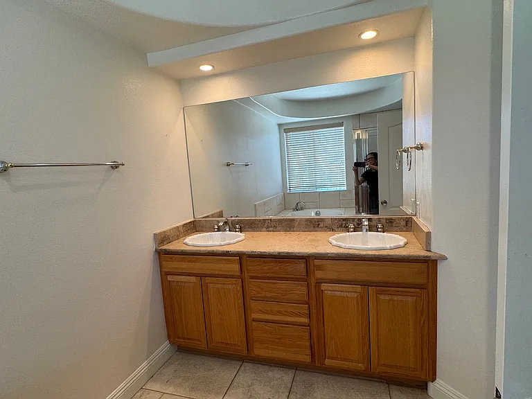 Master Bathroom with his and her's sinks.