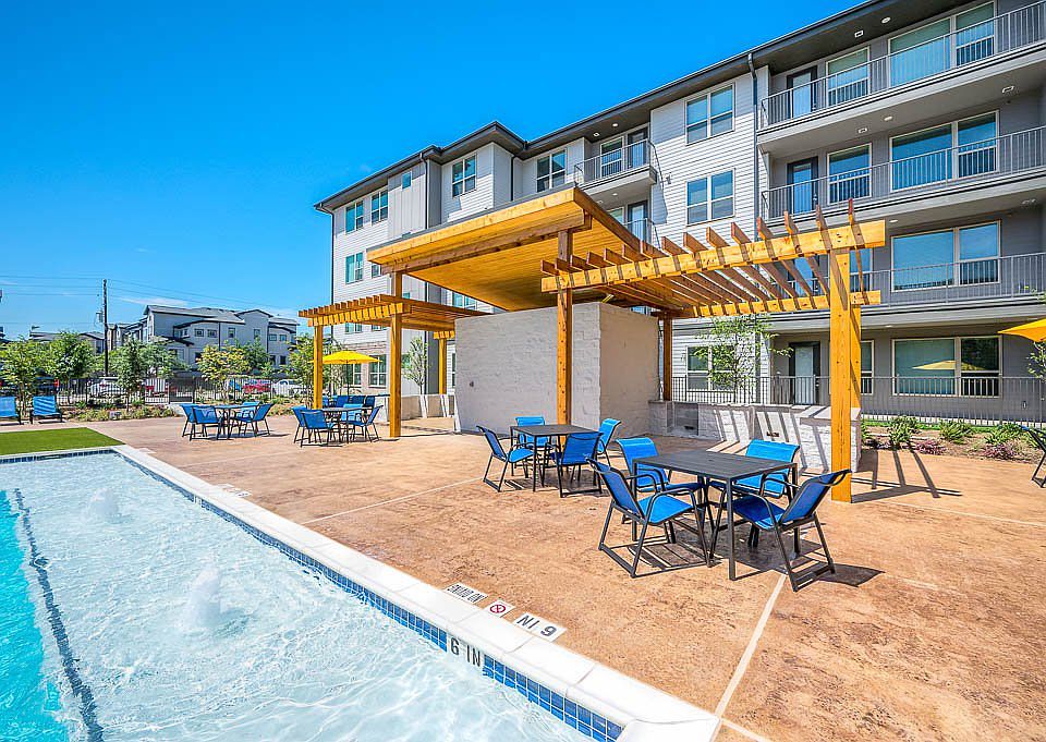 view of pool with a pergola