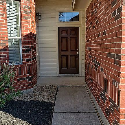 Inviting front entrance