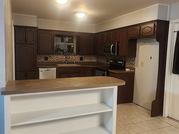 Kitchen and garage doorway from dining room