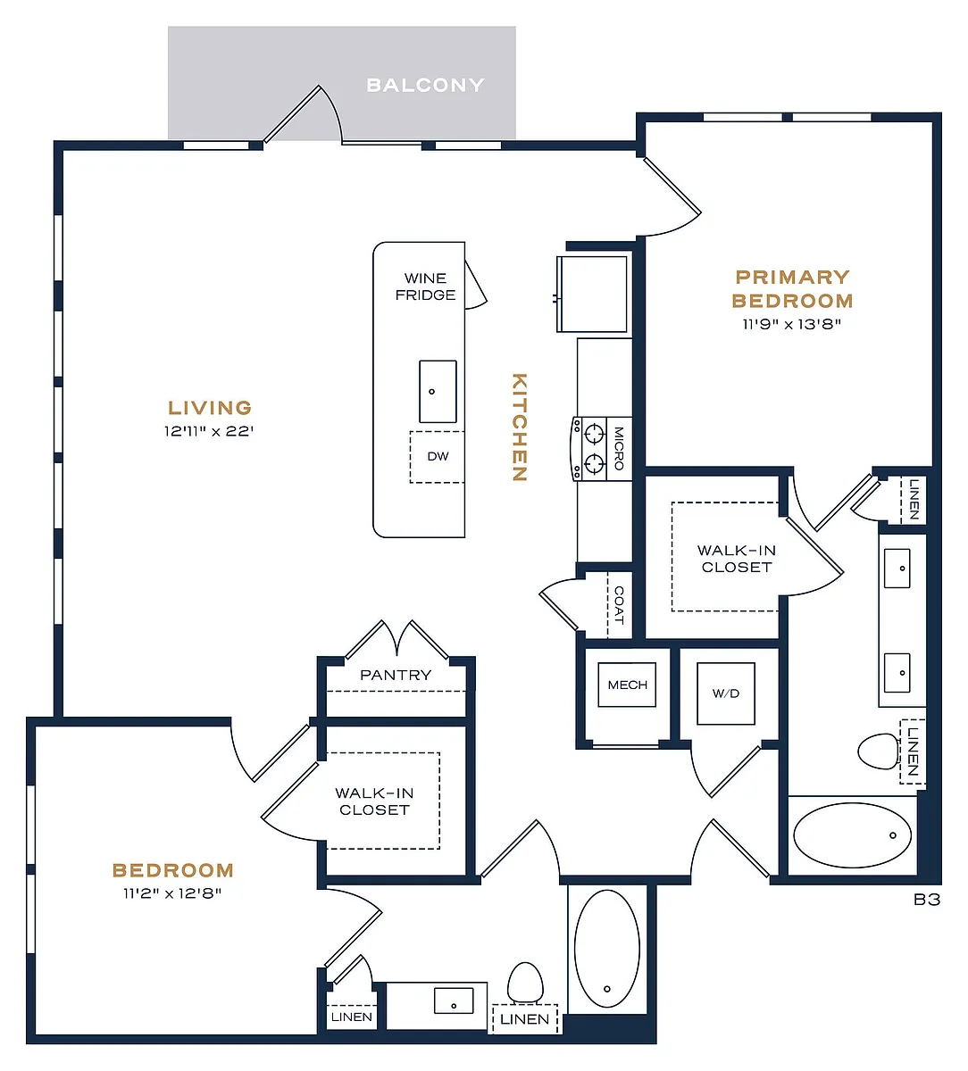 Floor plan B2