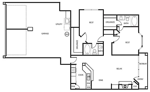 Floor plan B1