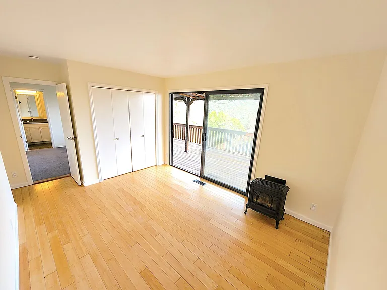 Living room looking towards deck.