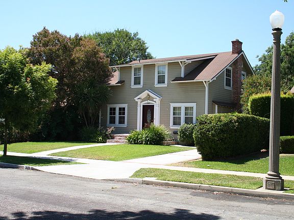 Different view of front of house