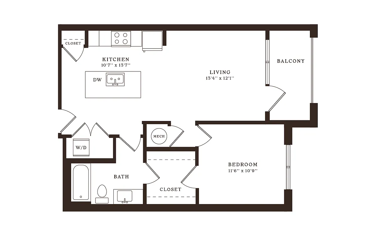 Floor plan Montour