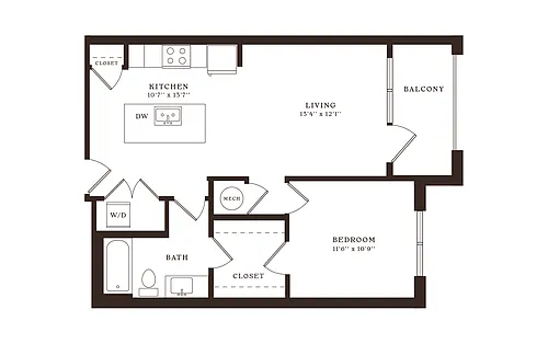 Floor plan Montour