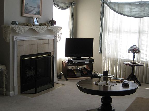 Gas log fireplace, works great