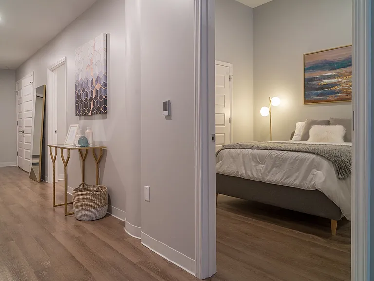 Hallway View Of Bedroom