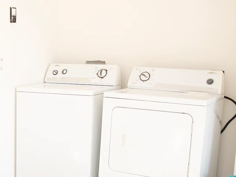 washer and dryer