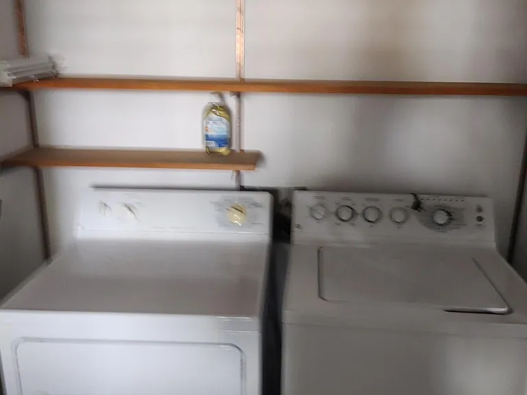 Laundry in kitchen