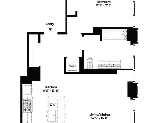 2nd image of 959 1st Ave #24B