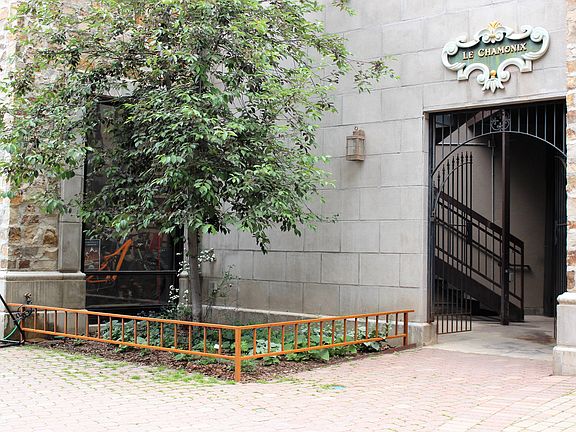 entry to Chamonix complex